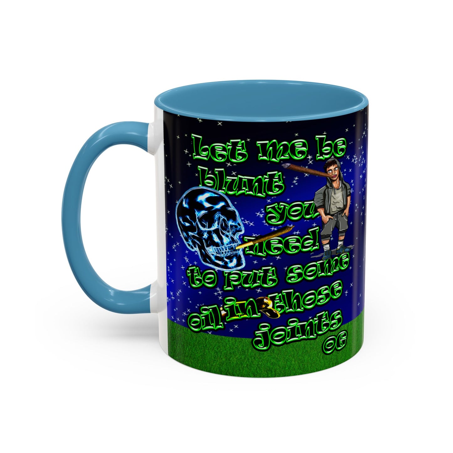 og - Accent Mug ('snoops' background)