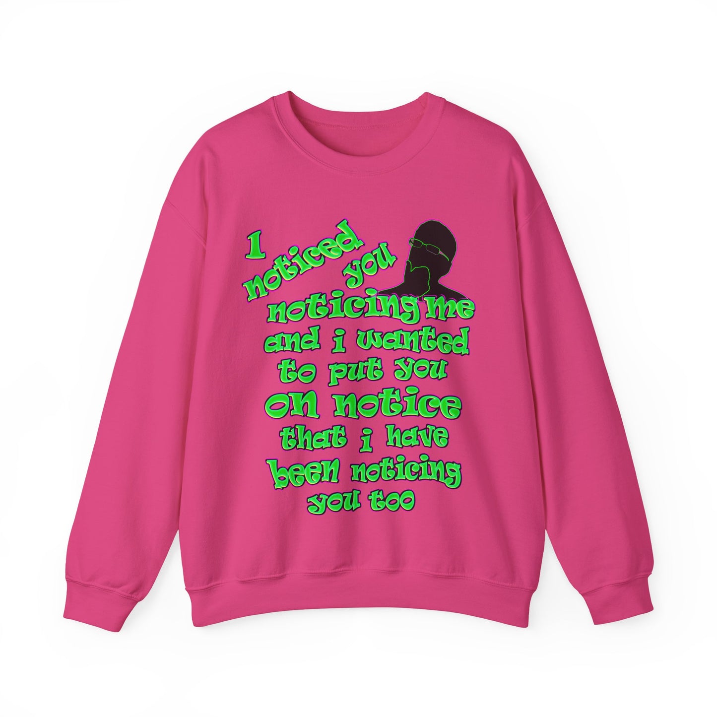 noticed you noticing - Unisex Heavy Blend™ Crewneck Sweatshirt
