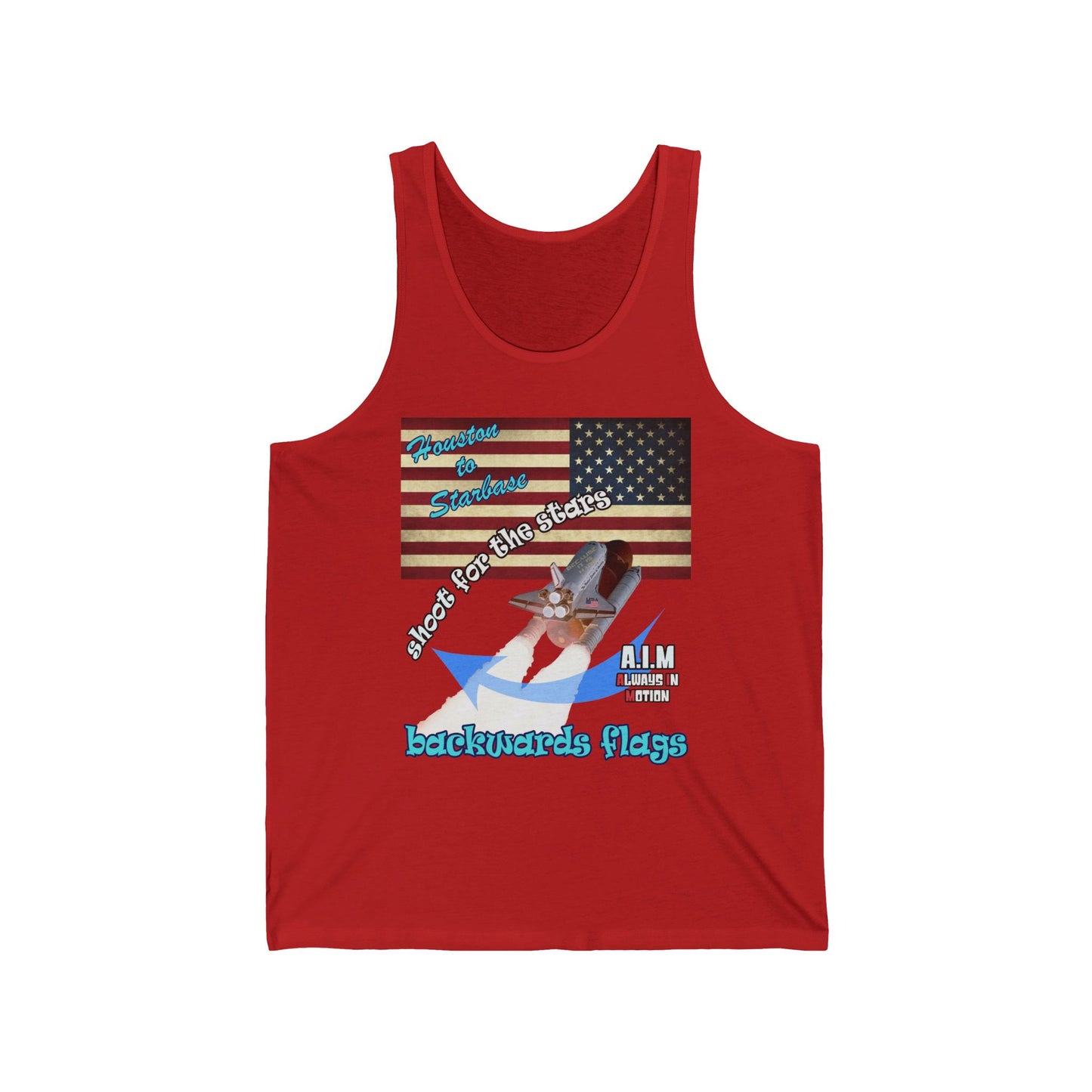 shoot for the stars - Unisex Jersey Tank