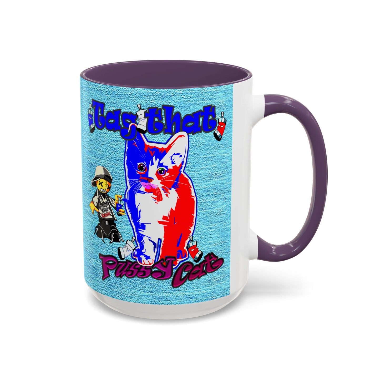 tag that - Accent Mug (faded blue)