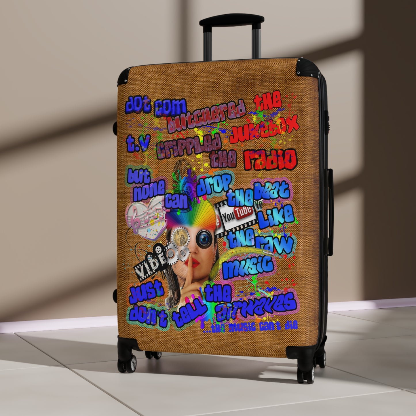 drop the beat - Suitcase (brown papyrus)