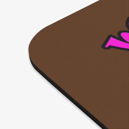 hoes b4 bros - Mouse Pad (Rectangle) (brown)