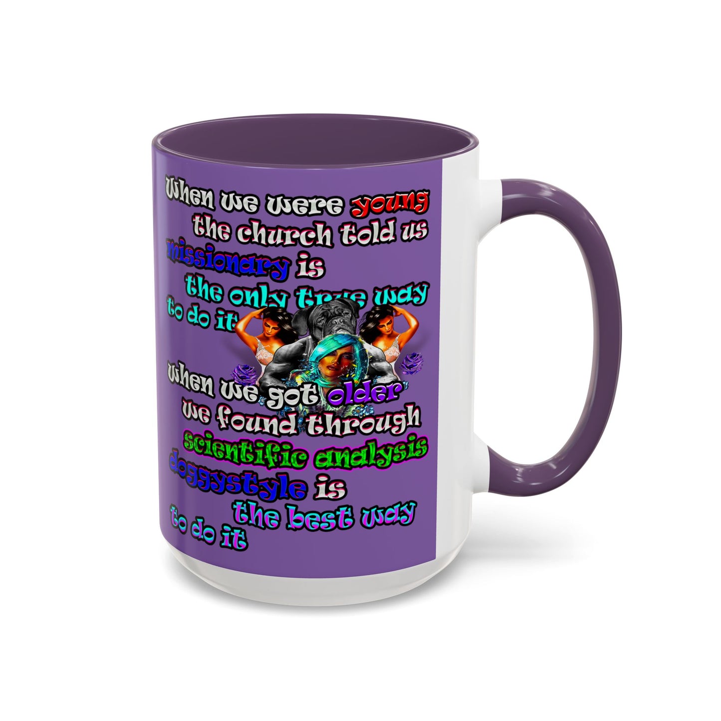 doggystyle - Accent Mug (light purple)