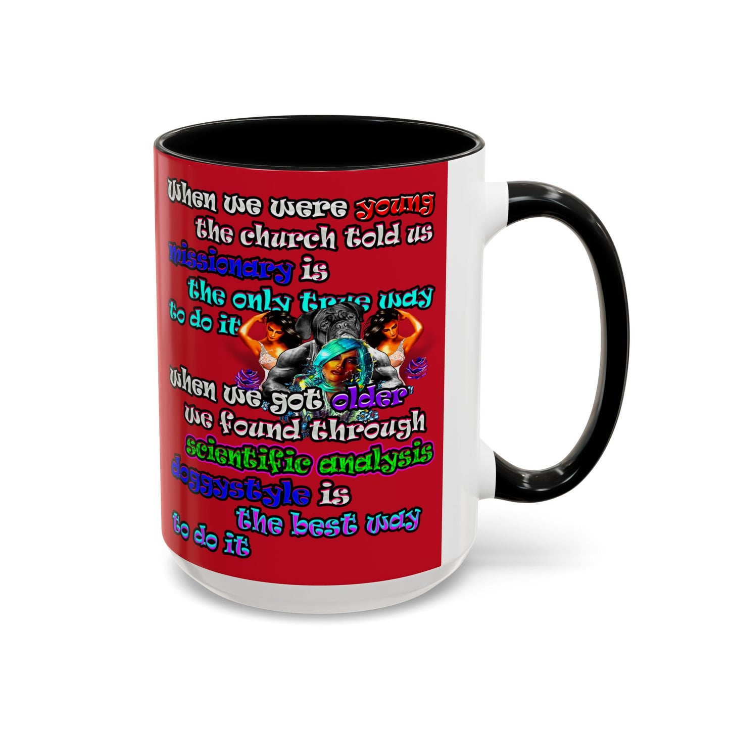 doggystyle - Accent Mug (dark red)