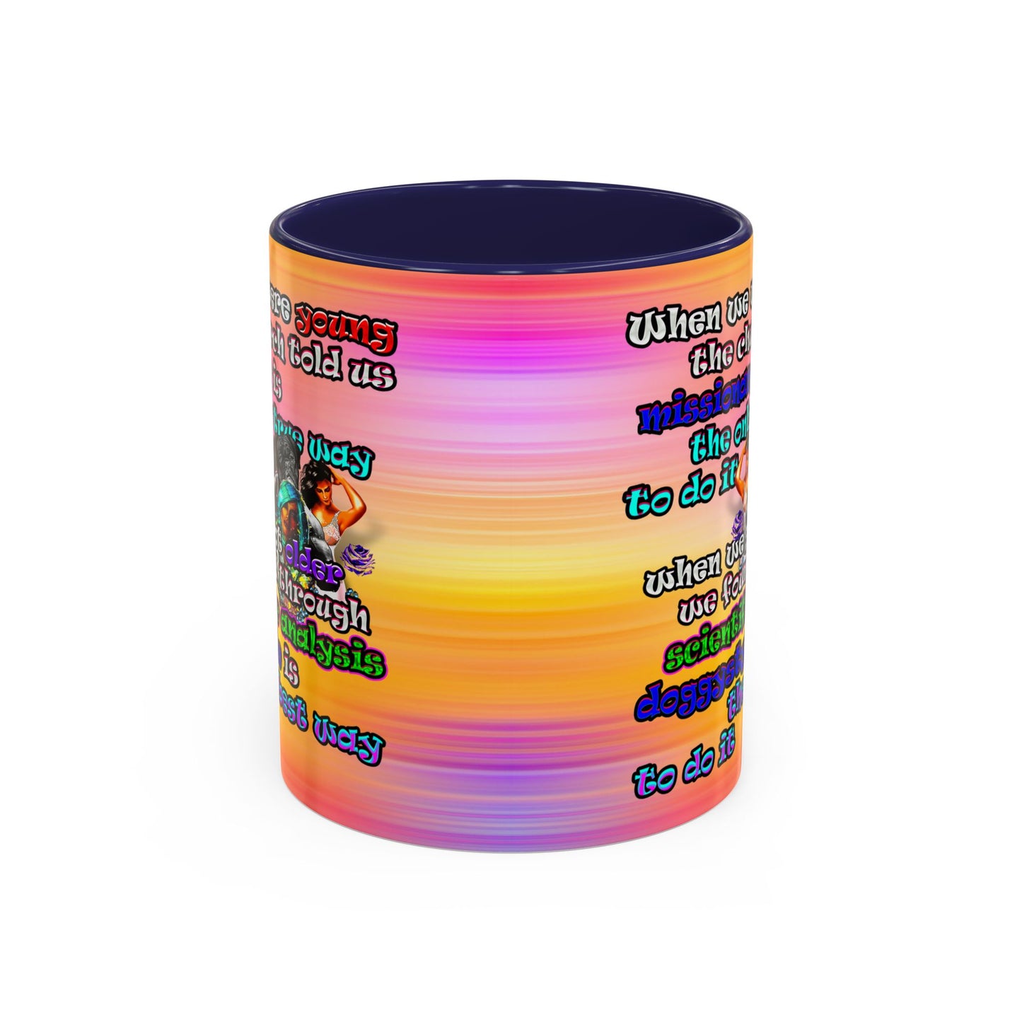 doggystyle - Accent Mug (color blur)