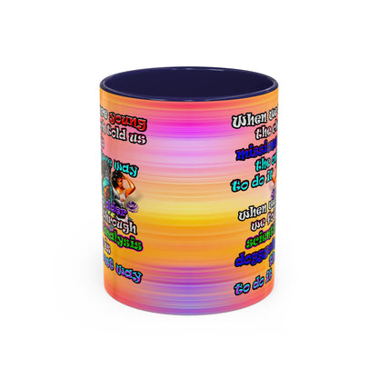 doggystyle - Accent Mug (color blur)