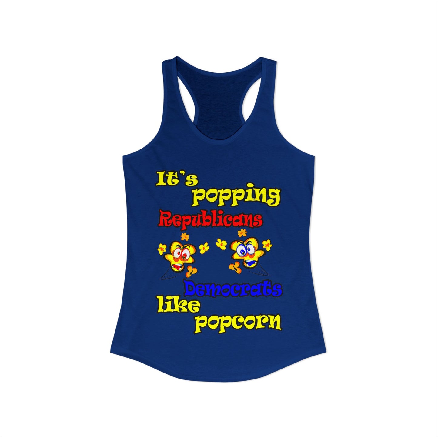 popping like popcorn - Women's Ideal Racerback Tank