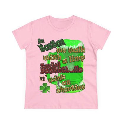 celtics logo - Women's Midweight Cotton Tee