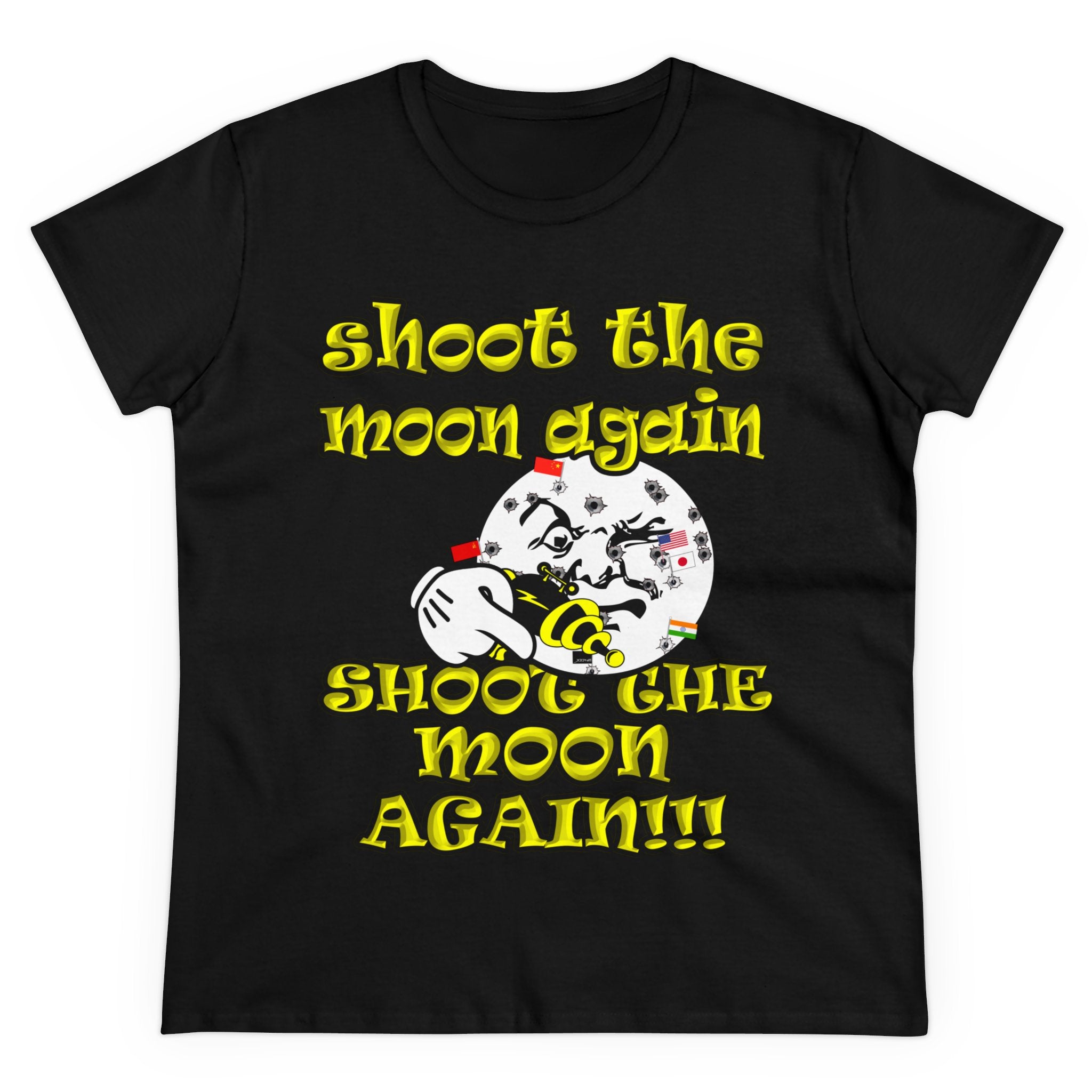 shoot the moon again - Women's Midweight Cotton Tee