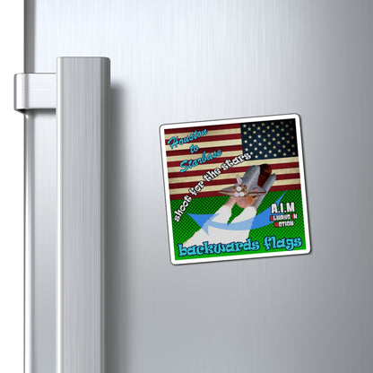 shoot for the stars - Magnets - (logo green)