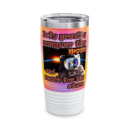 defy conquer reach - Ringneck Tumbler, 20oz (color blur)