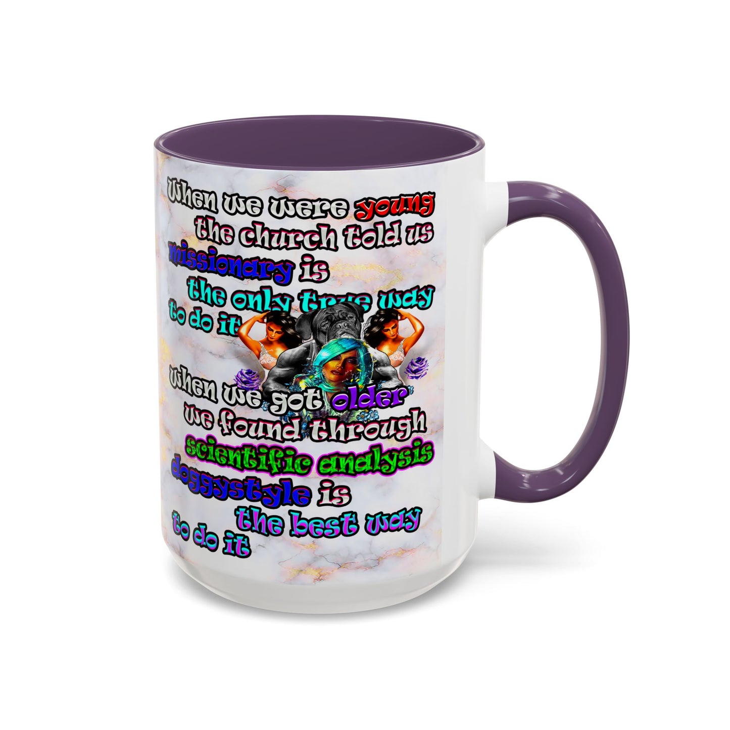 doggystyle - Accent Mug (white marble)