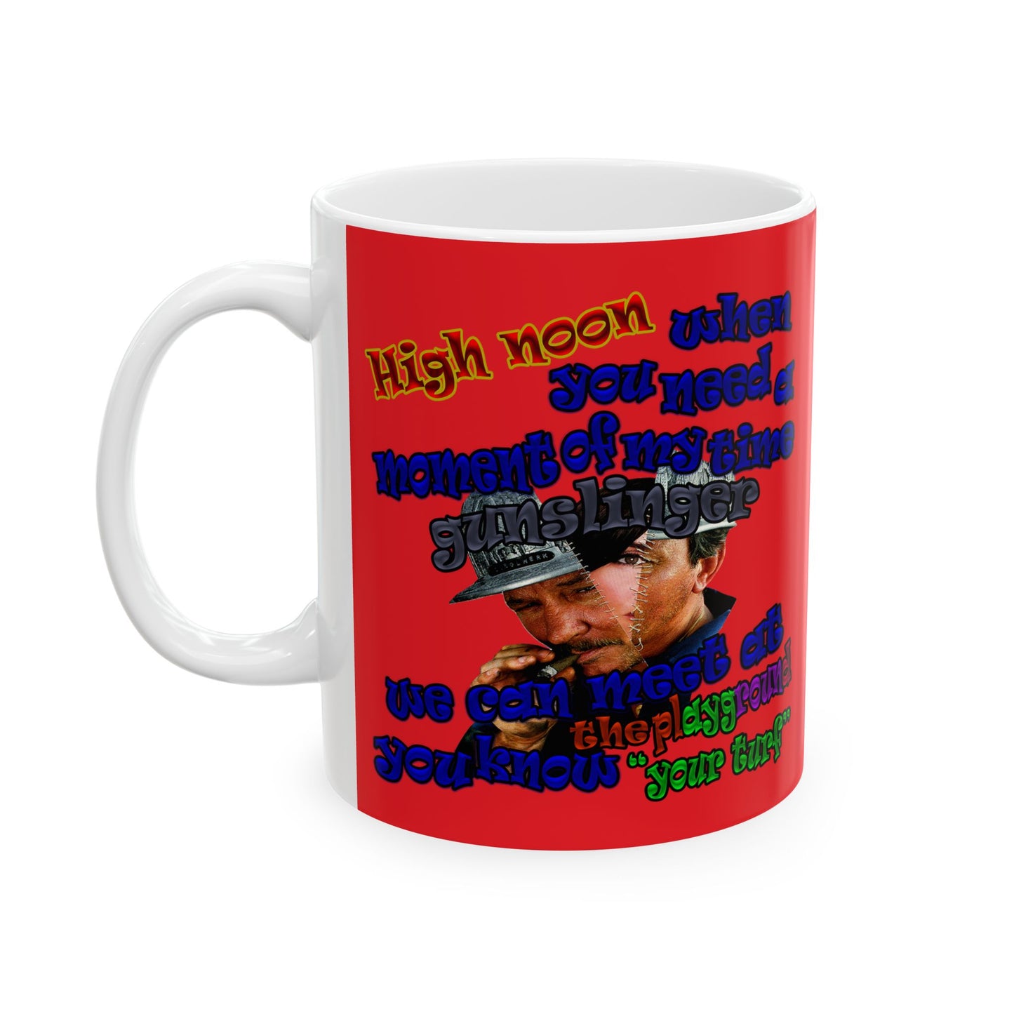 high noon - White Mug (red)