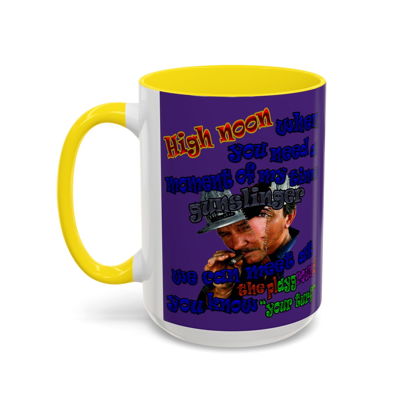 high noon - Accent Mug (purple)