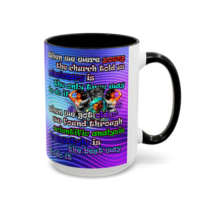 doggystyle - Accent Mug (purple wave)