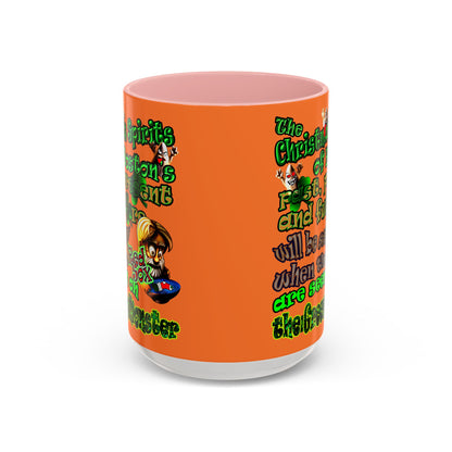 christmas spirits of boston - Accent Mug (crusta)