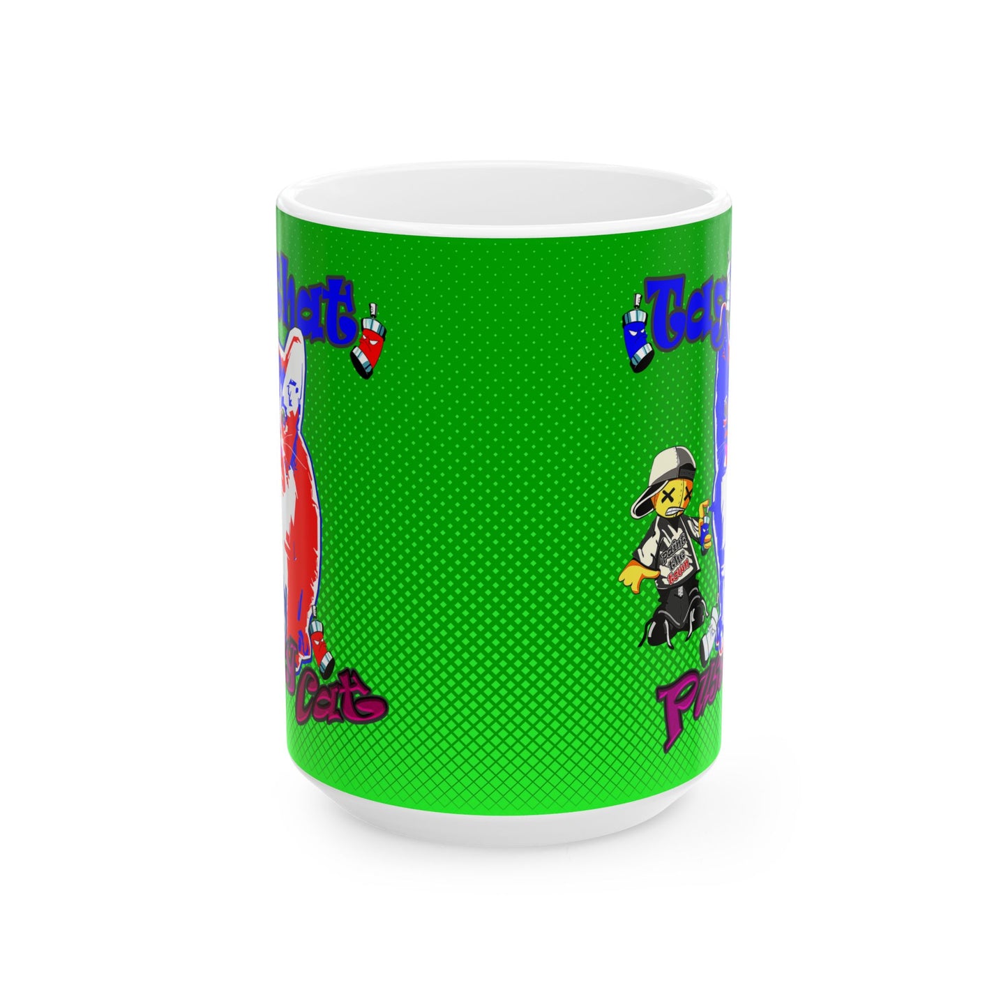 tag that - White Mug (logo green)