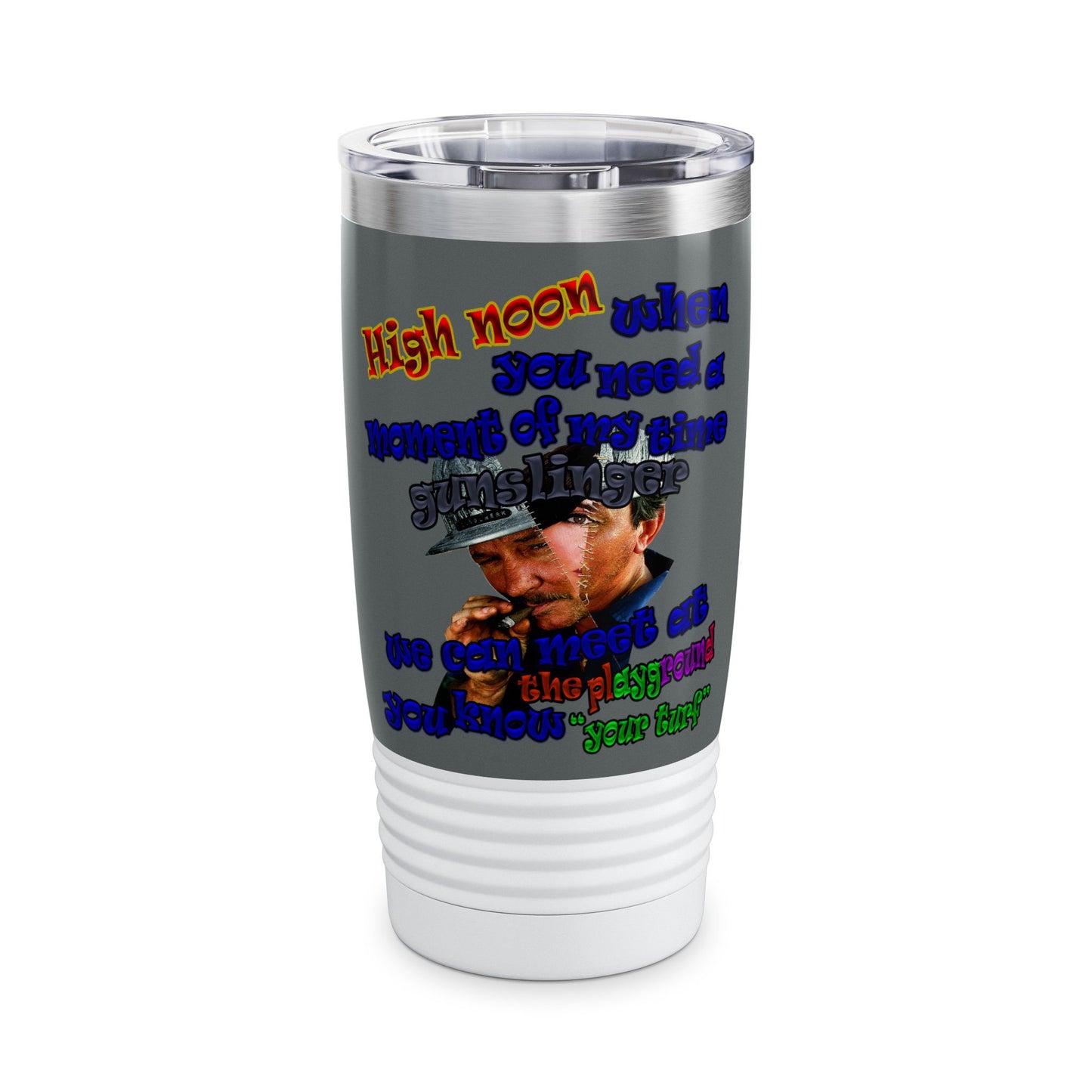 high noon - Ringneck Tumbler, 20oz (dark grey)