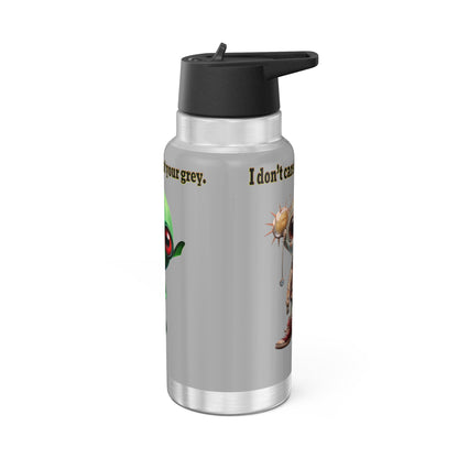 I don't care that your grey - Gator Tumbler, 32oz (light grey)