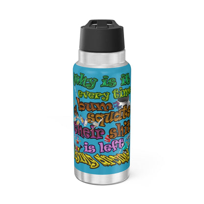 the bum's shit - Gator Tumbler, 32oz (turquoise)
