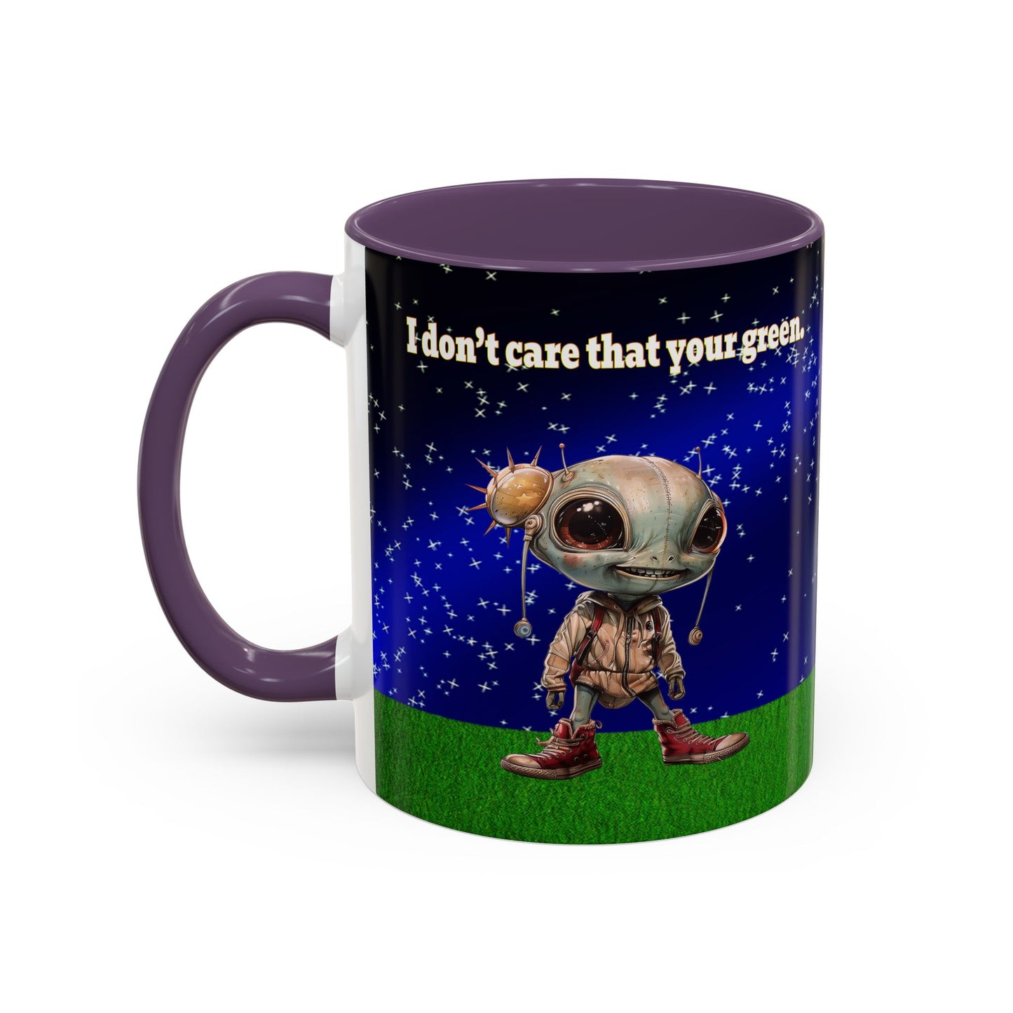 I don't care that your grey - Accent Mug ('snoops' background)