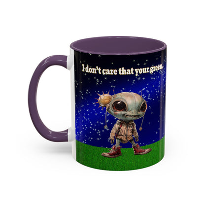 I don't care that your grey - Accent Mug ('snoops' background)