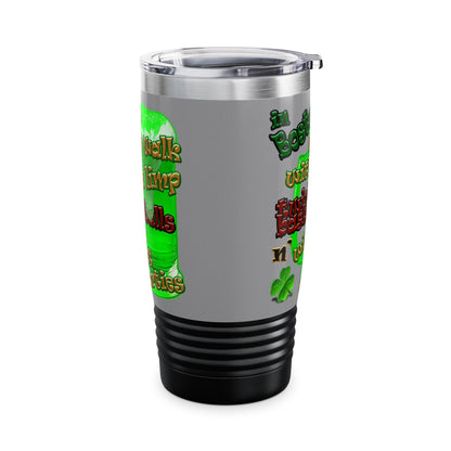 celtics logo - Ringneck Tumbler, 20oz (grey)