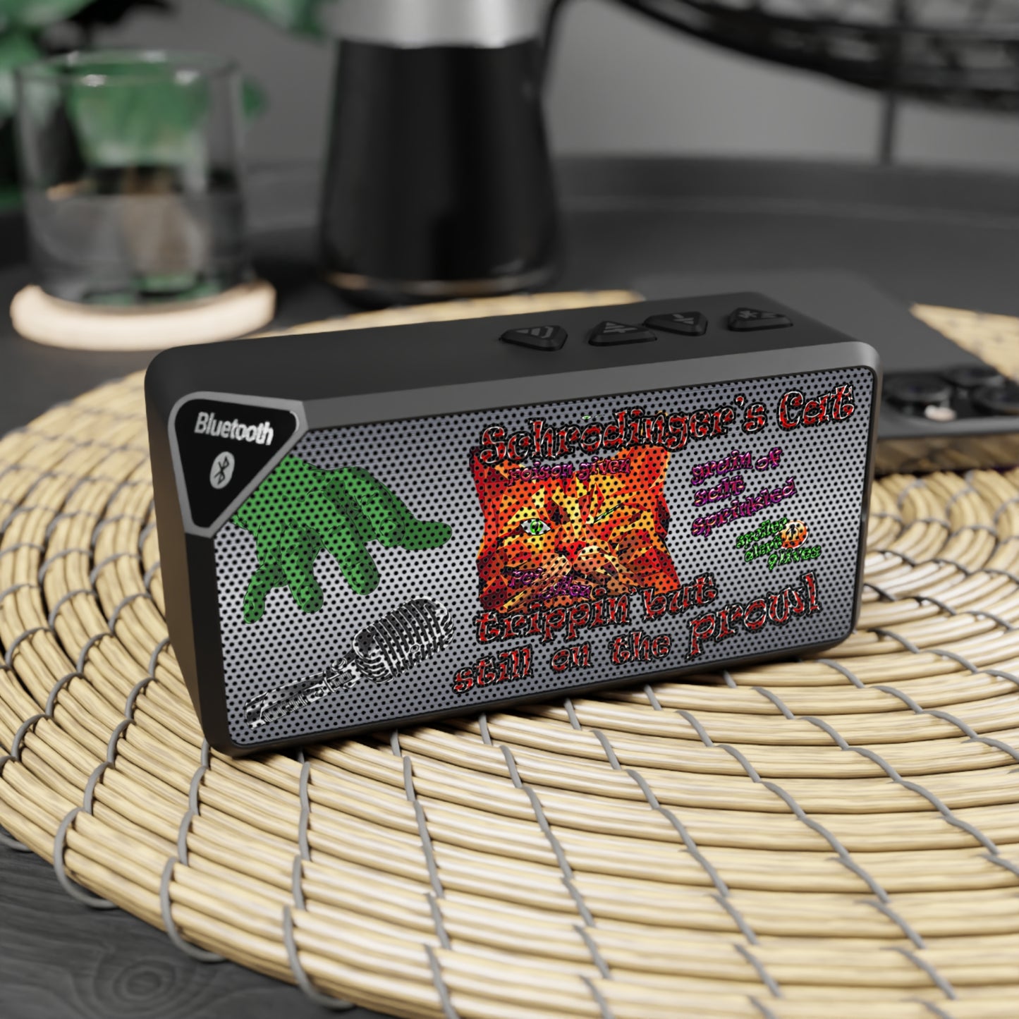 schrodinger's cat - Jabba Bluetooth Speaker (brushed nickel)