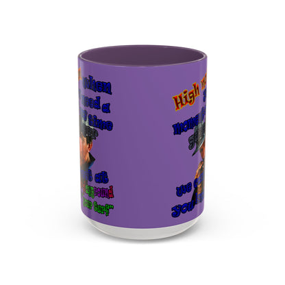 high noon - Accent Mug (light purple)