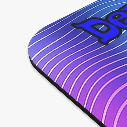 donkeys and elephants - Mouse Pad (Rectangle) (purple wave)
