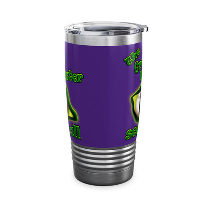 green monster - Ringneck Tumbler, 20oz (purple)