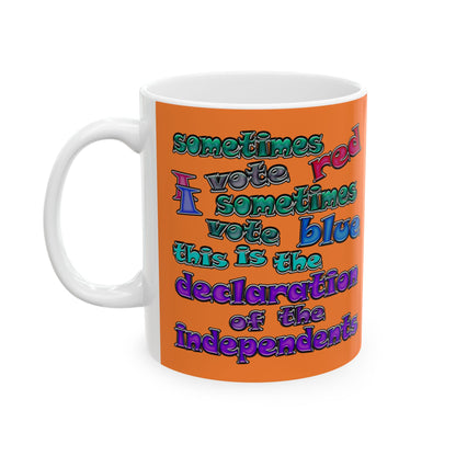declaration of the independents - White Mug (crusta)