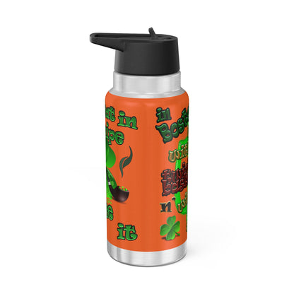 celtics logo - Gator Tumbler, 32oz (orange)