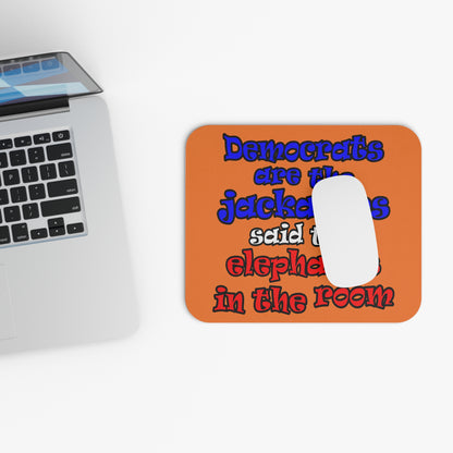 donkeys and elephants - Mouse Pad (Rectangle) (crusta)