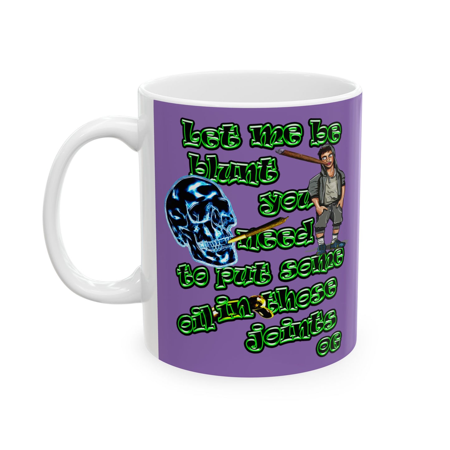 og - White Mug (light purple)