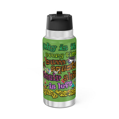 the bum's shit - Gator Tumbler, 32oz (green)