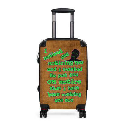 noticed you noticing - Suitcase (brown papyrus)
