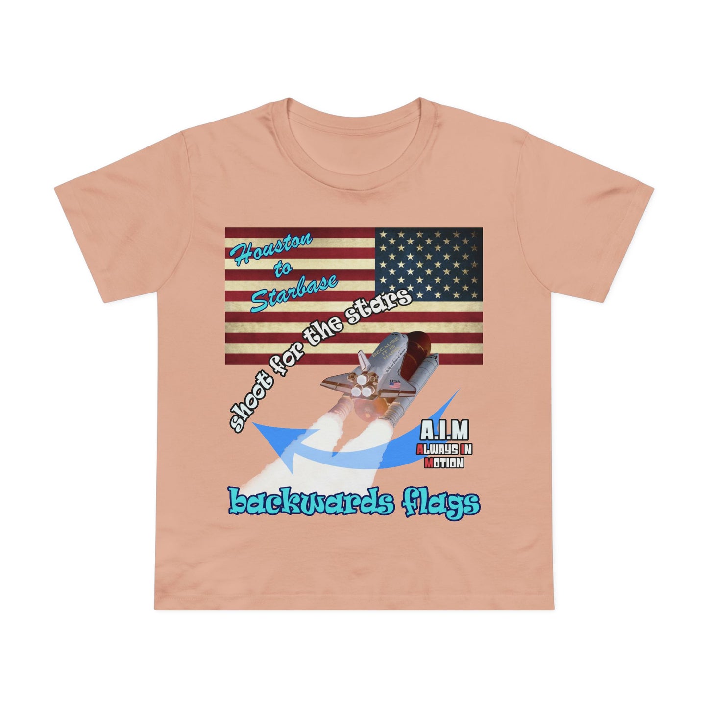 shoot for the stars - Women’s Maple Tee