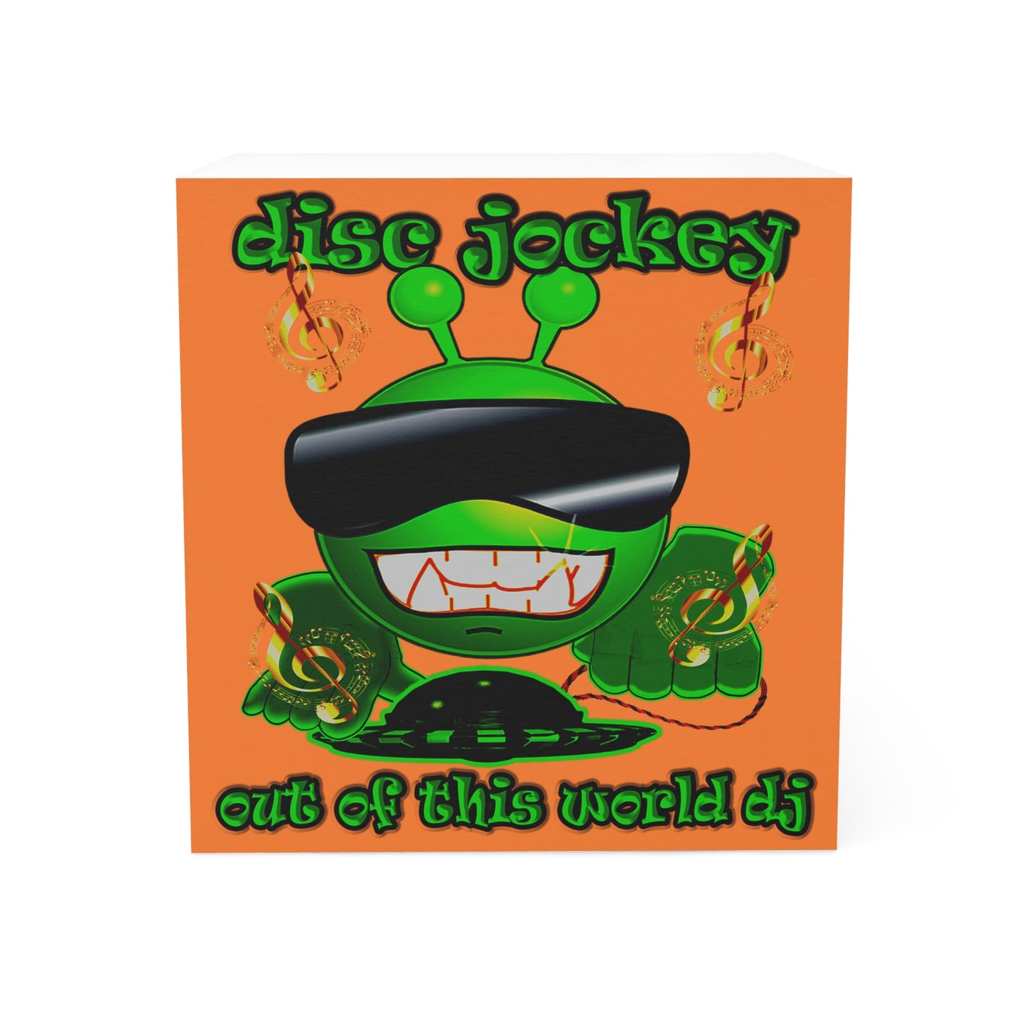 disc jockey - note cube (crusta)