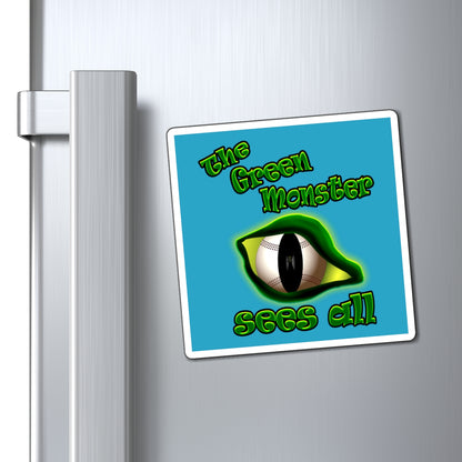 green monster - Magnets - (turquoise)