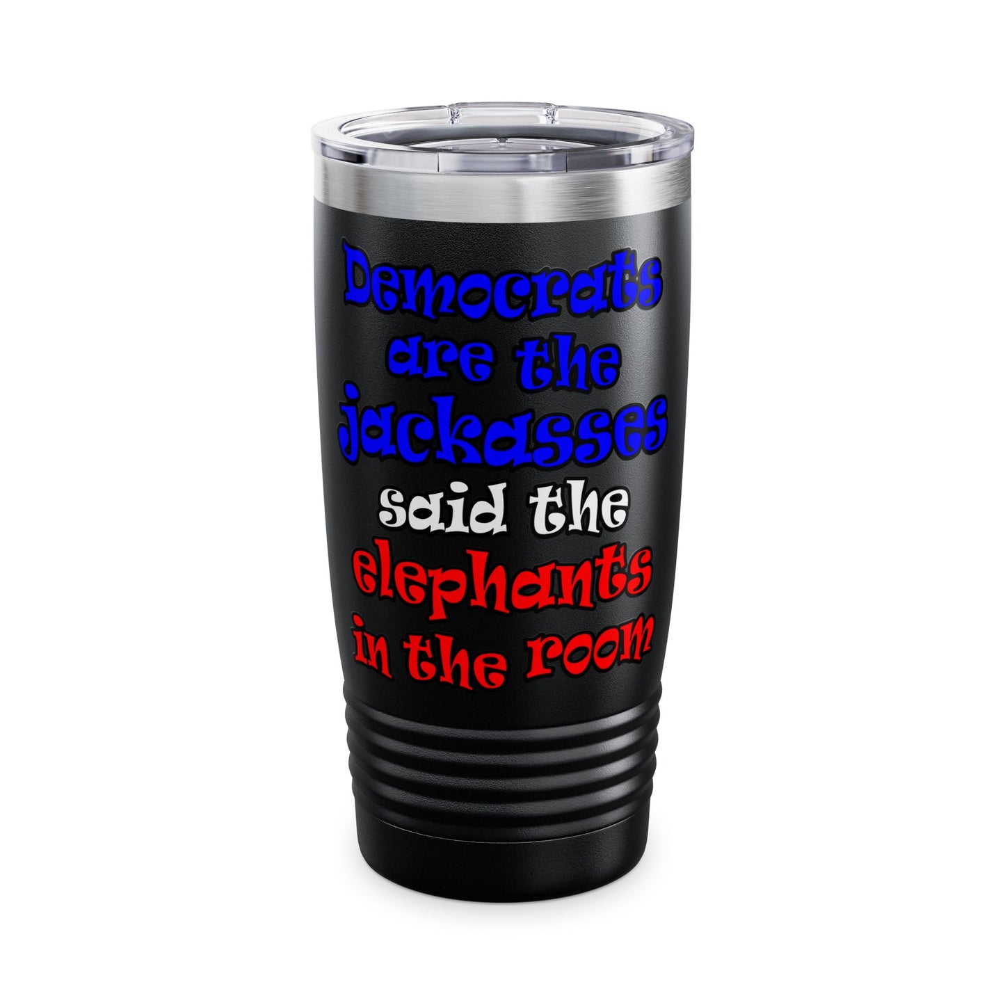 donkeys and elephants - Ringneck Tumbler, 20oz