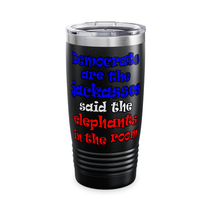 donkeys and elephants - Ringneck Tumbler, 20oz
