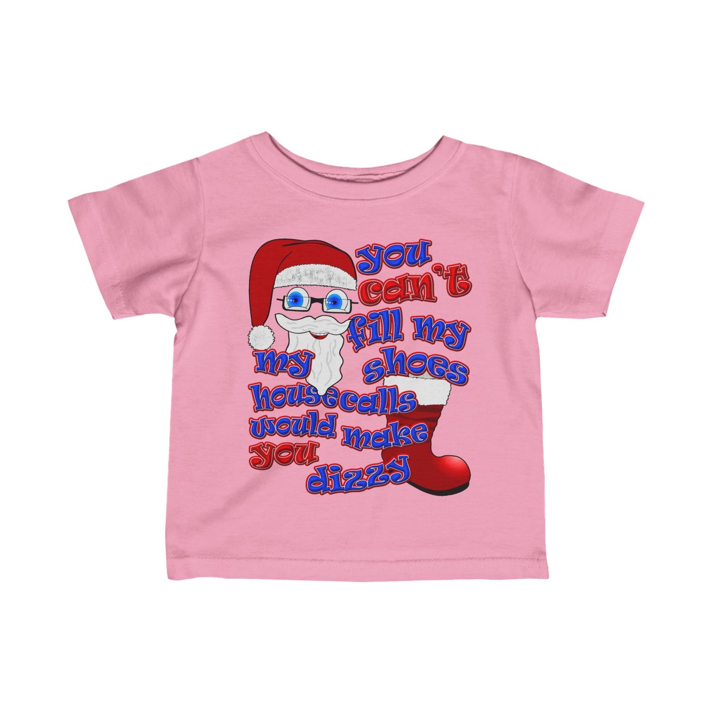santa's shoes - Infant Fine Jersey Tee