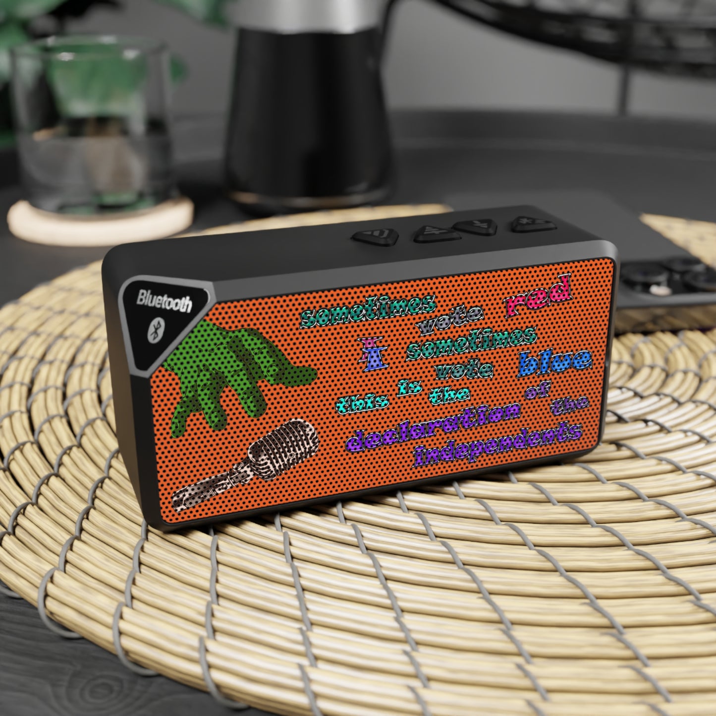 declaration of the independents - Jabba Bluetooth Speaker (orange)
