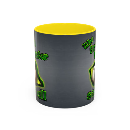green monster - Accent Mug (grey-light grey)