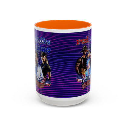 rw&b lives matter - Accent Mug (purple wave)