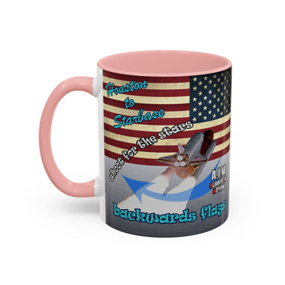 shoot for the stars - Accent Mug (brushed nickel)
