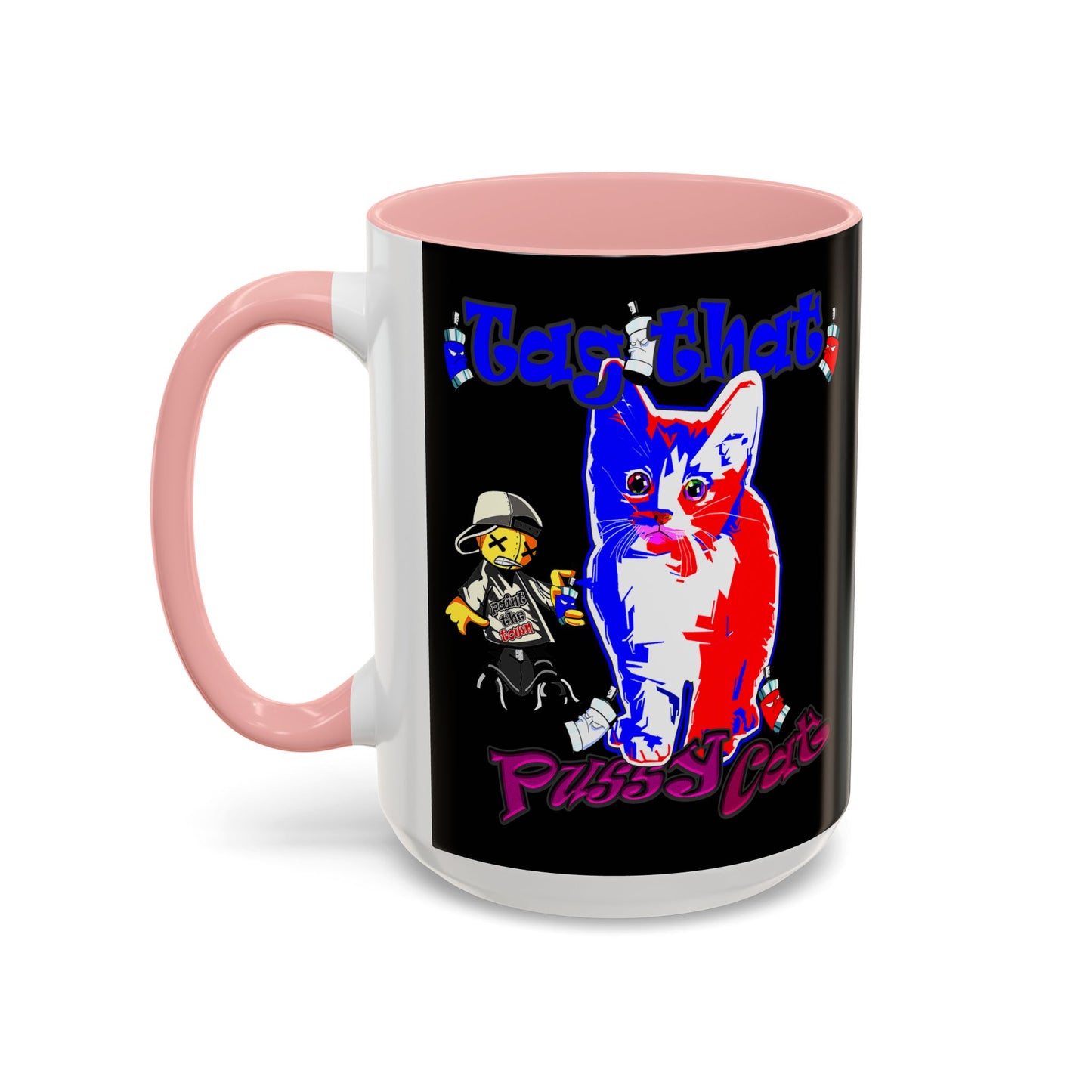 tag that - Accent Mug (black)