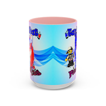 tag that - Accent Mug (light blue-pink wave)
