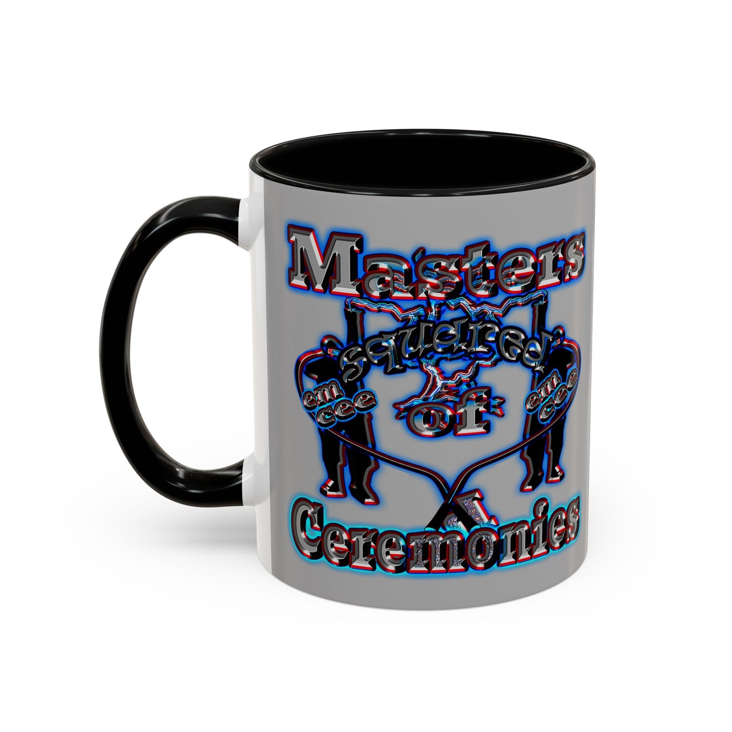 em cee squared - Accent Mug (light grey)